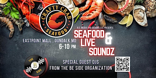 Imagem principal do evento Seafood & Live Soundz at Crafty Crab