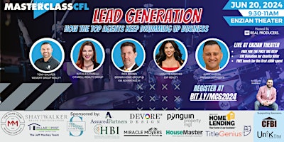 Hauptbild für "Lead Generation: How The Top Agents Keep Drumming Up Business" (MCCFL)