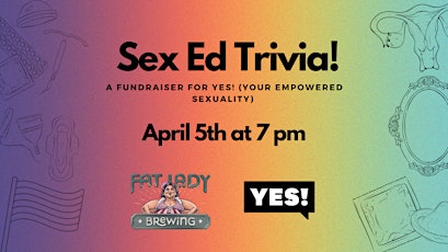 Fundraising Sex Ed Trivia Night at Fat Lady Brewing