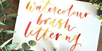 Watercolour Brush Lettering workshop primary image