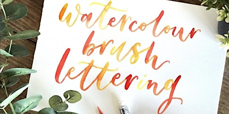 Watercolour Brush Lettering workshop