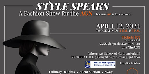 Primaire afbeelding van Style Speaks: A Fashion Show for the AGN