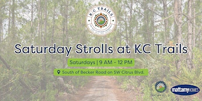 Primaire afbeelding van Saturday Strolls at KC Trails