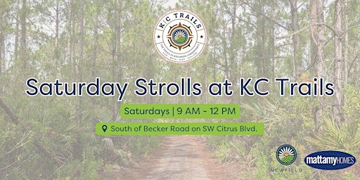 Imagem principal do evento Saturday Strolls at KC Trails