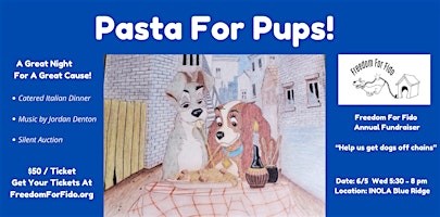 Imagem principal do evento Pasta For Pups!
