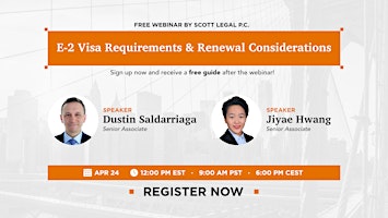 Hauptbild für E-2 Visa Requirements & Renewal Considerations