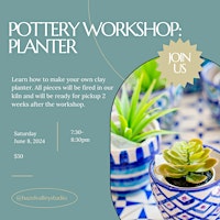 Pottery workshop: Planters