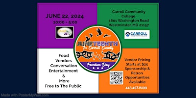 2024 Juneteenth In Carroll primary image