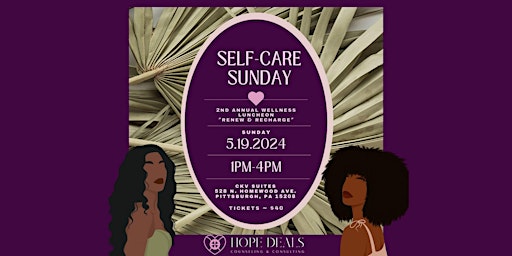 Self-Care Sunday 2nd Annual Wellness Luncheon: Renew & Recharge primary image