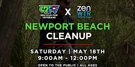 Newport Beach Cleanup with Veterans!