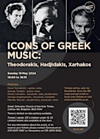 Immagine principale di Icons of Greek Music: Theodorakis, Hadjidakis, Xarhakos 