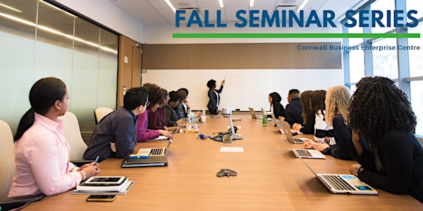 Fall Seminar Series - Tourism Opportunities for Small Business