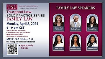 Imagen principal de 2024 Family Law - Solo Practitioners' CLE Series