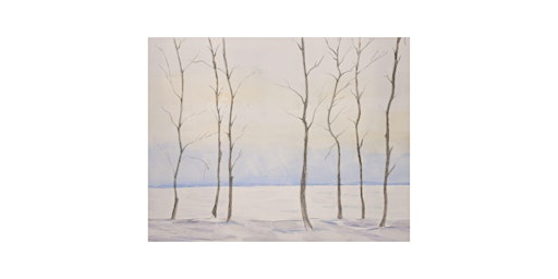 Primaire afbeelding van Snow Scene Watercolor Painting Class