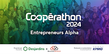 Coopérathon 2024 • Entrepreneurs Alpha primary image