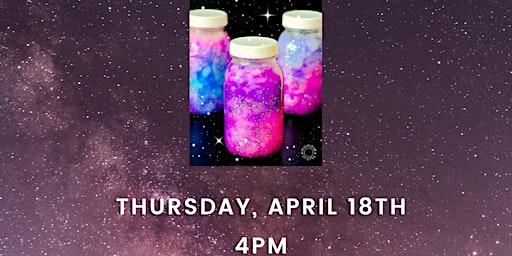 DIY Kids Galaxy Jars (Ages 12 and under) primary image