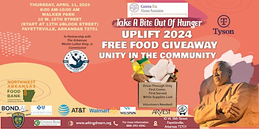 Imagen principal de UPLIFT 2024 Fayetteville Community Free Food Giveaway