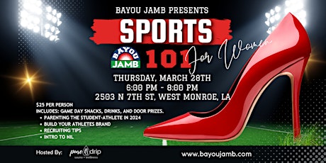 Bayou Jamb Sports 101 for Women