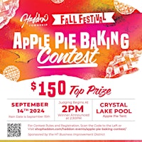 Haddon Twp. Fall Festival Apple Pie Baking Contest primary image