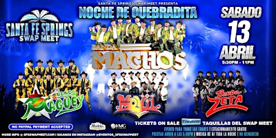 Hauptbild für Noche de Quebradita: Banda Machos, Banda Maguey, Banda Movil y Banda Zeta