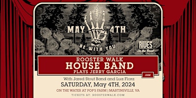 Imagen principal de Jerry Garcia Tribute by RW House Band + The Jared Stout Band + Lua Flora