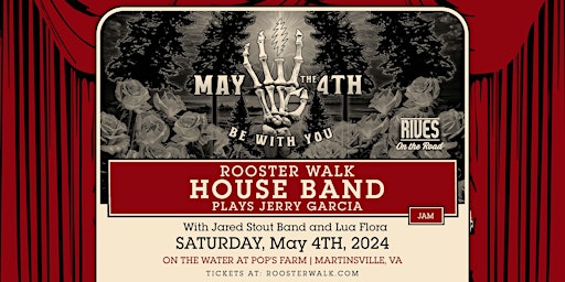 Imagen principal de Jerry Garcia Tribute by RW House Band + The Jared Stout Band + Lua Flora