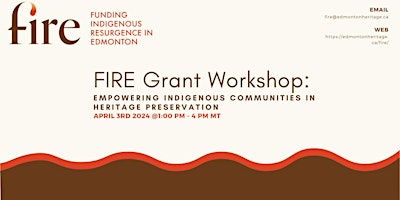 Imagen principal de FIRE (Funding Indigenous Resurgence in Edmonton) Grant Workshop!