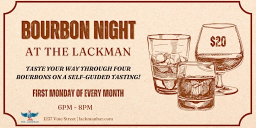 Bourbon Night at The Lackman  primärbild