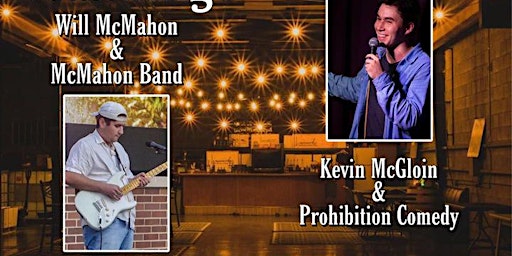 Prohibition Comedy & McMahon Band @ Lawrenceville Distilling Co. primary image
