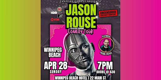 Primaire afbeelding van Jason Rouse Comedy Tour - Winnipeg Beach