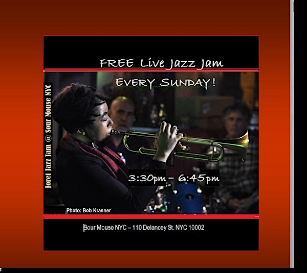 FREE Live Jazz Jam  - Every Sunday!  - Jorei Jazz Concert Series