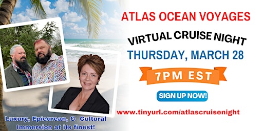 Imagen principal de Atlas Ocean Voyages Virtual Cruise Night with the Smoky Mtn Bears