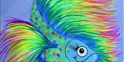 Beaming Betta - Paint and Sip by Classpop!™ primary image