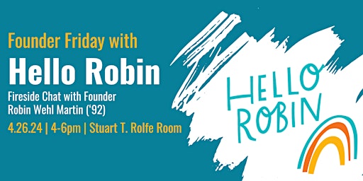 Hauptbild für Founder Friday with Hello Robin