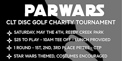 Imagem principal do evento Par Wars - CLT Disc Golf Charity Tournament