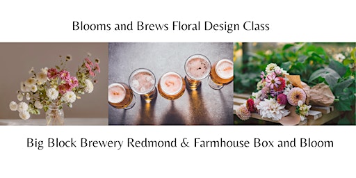 Image principale de Summer Blooms and Brews Floral Design Class