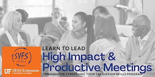 Image principale de Learn to Lead High Impact & Productive Meetings