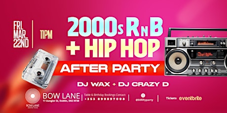 Hauptbild für 2000s RnB/HipHop  at Bow Lane Social.