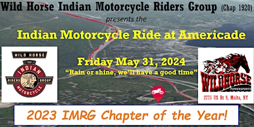Imagem principal do evento Indian Motorcycle Ride at Americade 2024