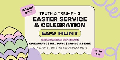 Imagem principal do evento Truth & Triumph's Easter Celebration