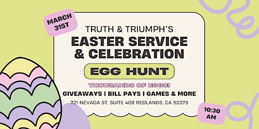 Imagem principal do evento Truth & Triumph's Easter Celebration