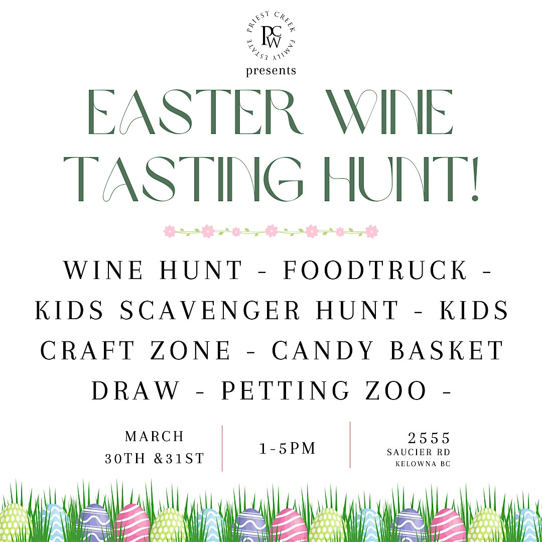 Easter Wine Tasting Hunt!