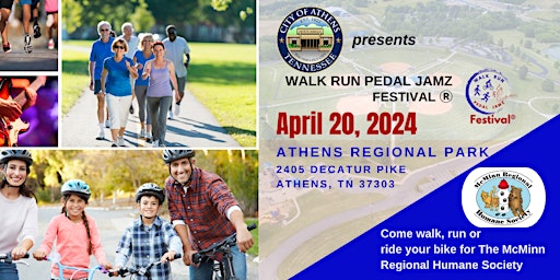 THE MCMINN REGIONAL HUMANE SOCIETY - Walk, Run and Bike Ride (Athens, TN) primary image