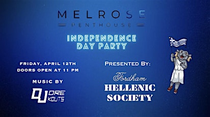 Fordham Hellenic Society Independence Day Party