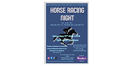 Horse Race Night in Aid of Bradley's Promise Charity