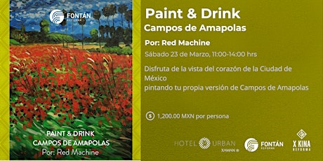 Imagen principal de Paint & Drink | Campos de Amapolas