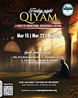 Primaire afbeelding van Friday Night Qiyam: A Night of Connections, Reflections & Revival