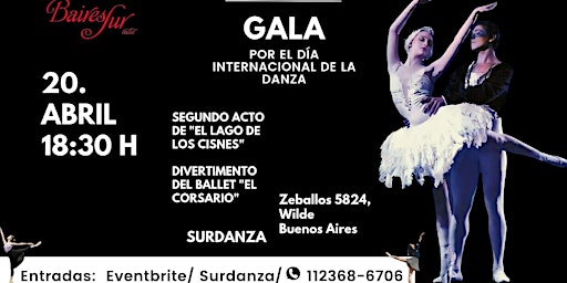 Imagem principal do evento Gala por el día internacional de la danza