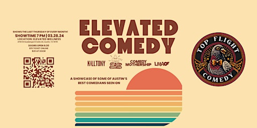Austin Texas | Stand Up Comedy | Elevated Comedy Show primary image