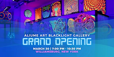 Hauptbild für ALIUME ART // Blacklight Gallery Grand Opening